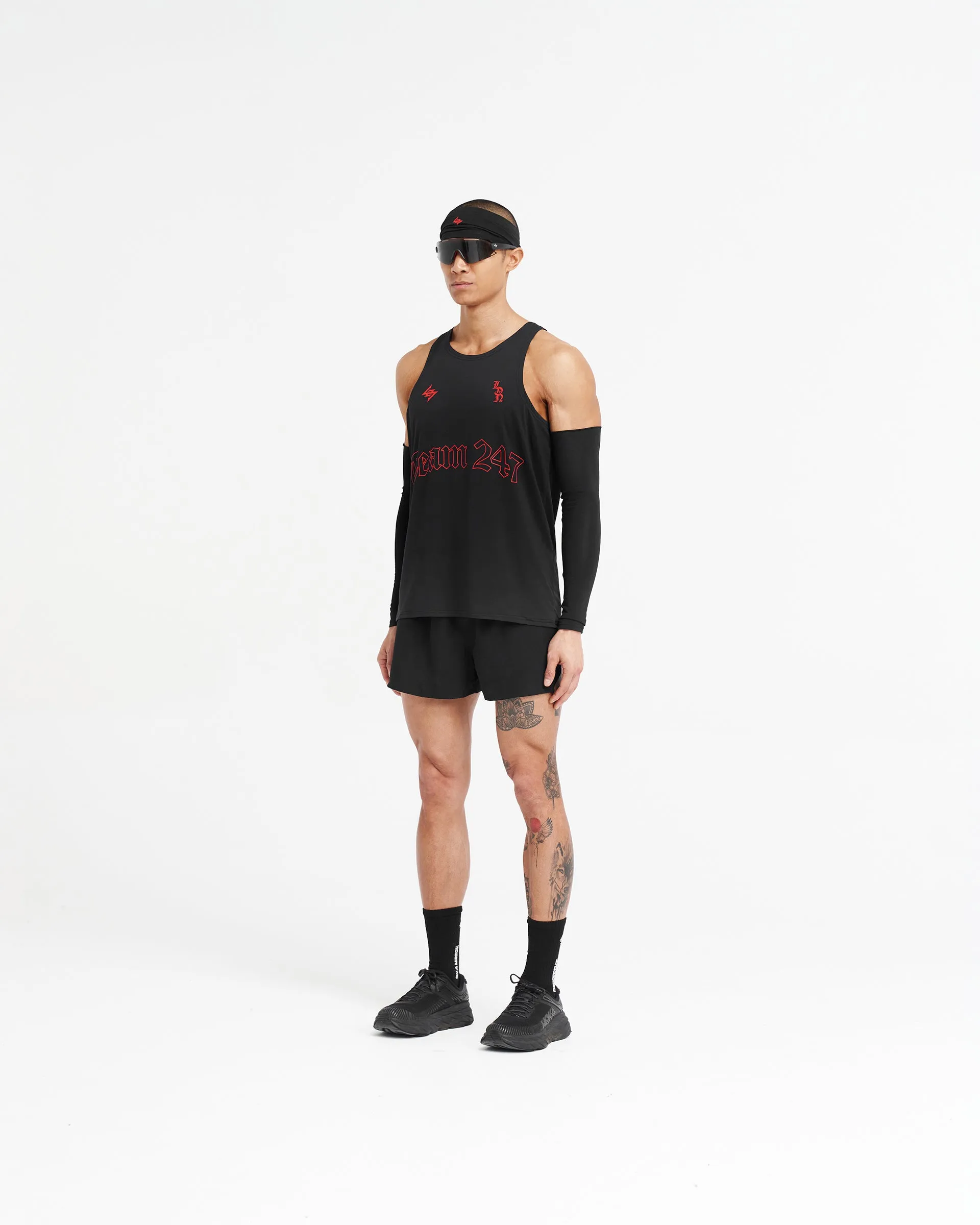 247 London Singlet - Black