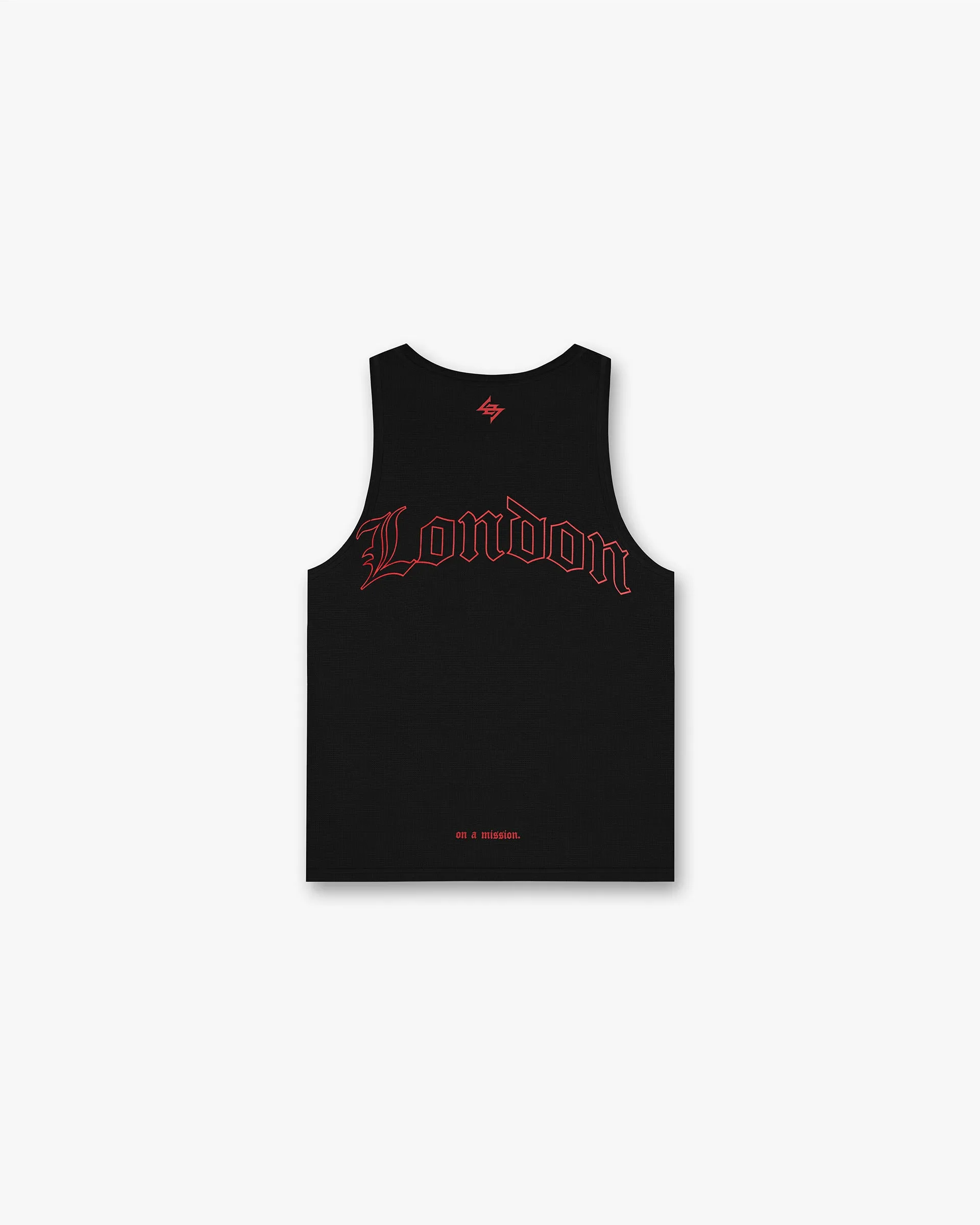 247 London Singlet - Black