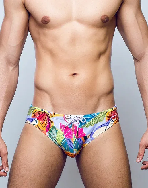 2eros Aves swim brief purple