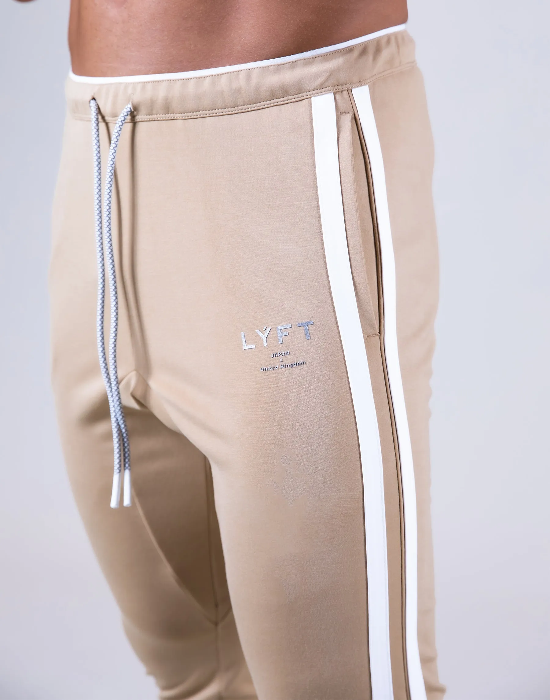 2Way Stretch 2 Line Pants - Beige