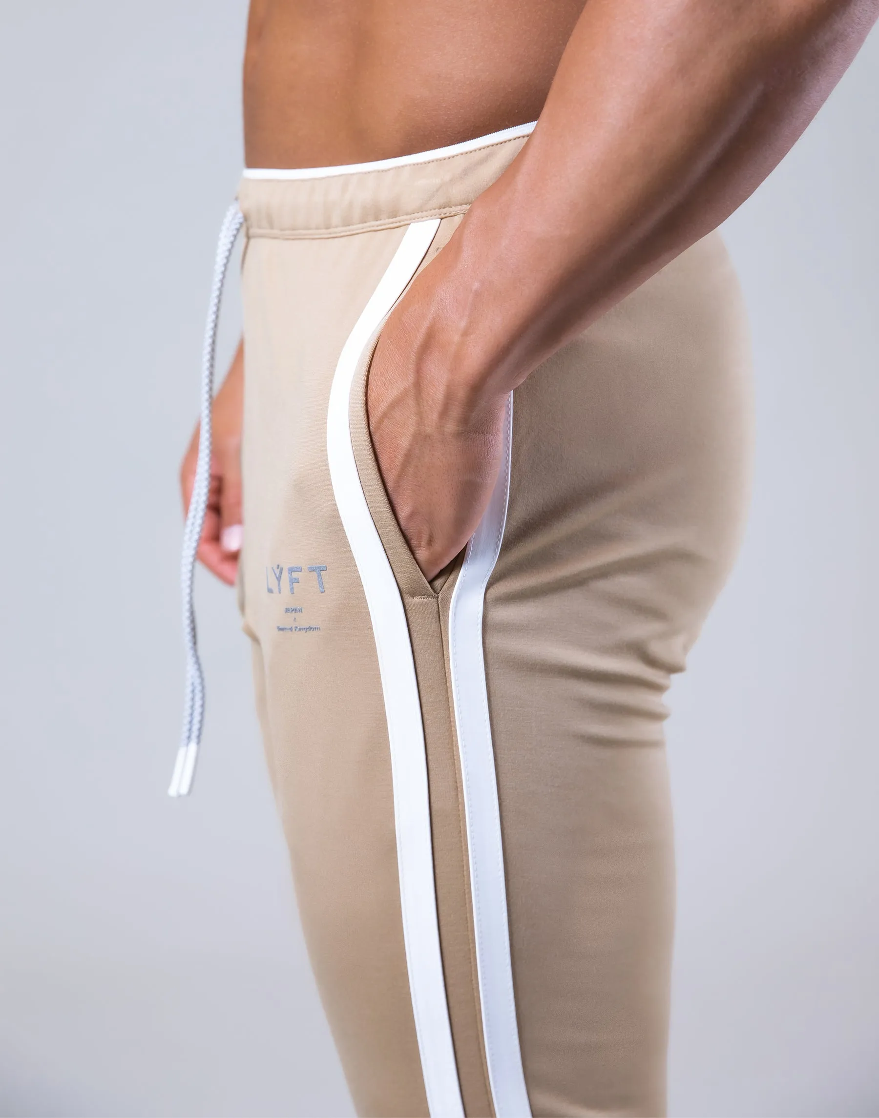 2Way Stretch 2 Line Pants - Beige