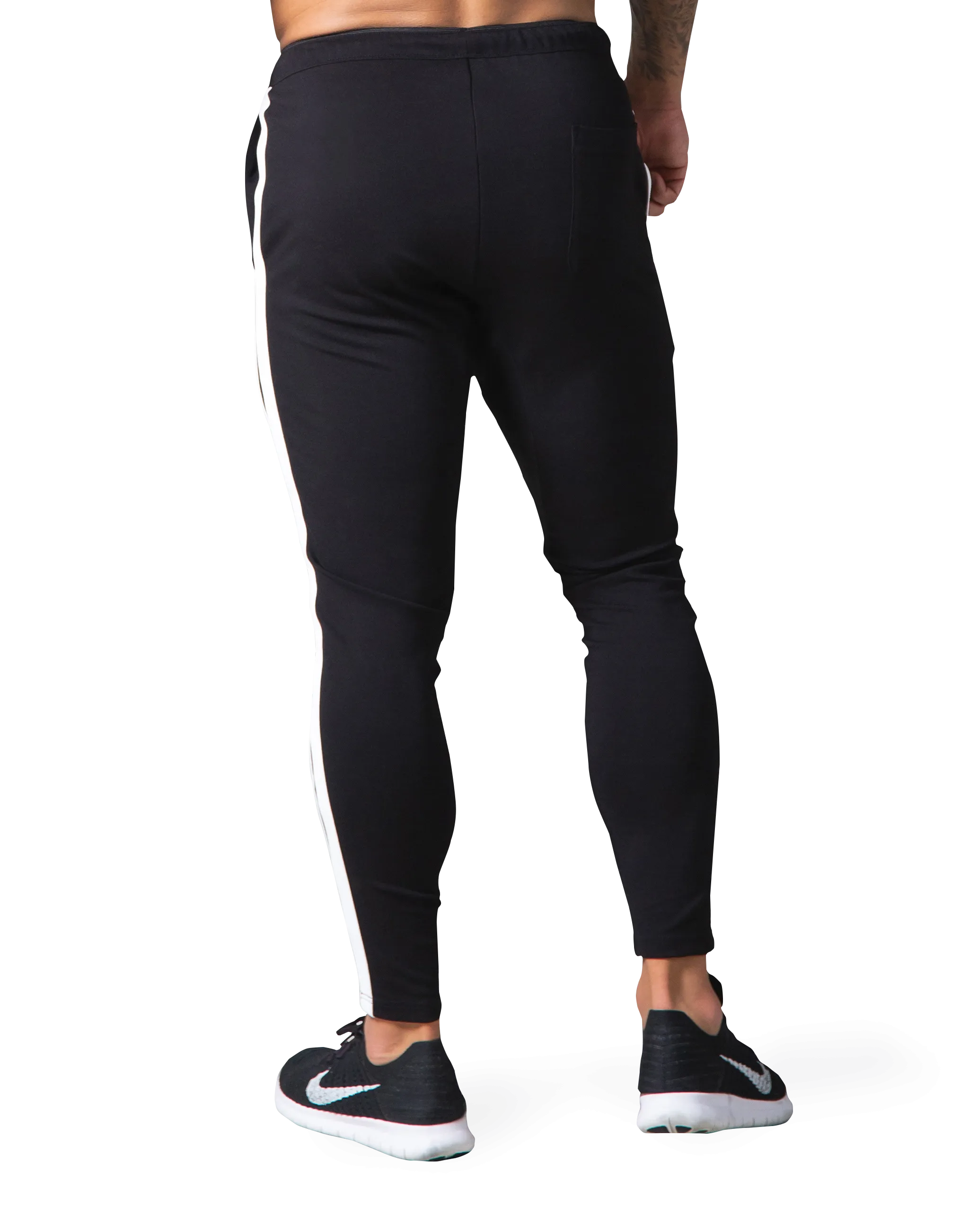 2Way Stretch 2 Line Pants - Black