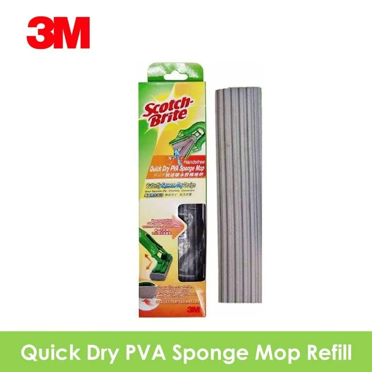 3M Scotchbrite Quick Dry PVA Sponge Mop Refill