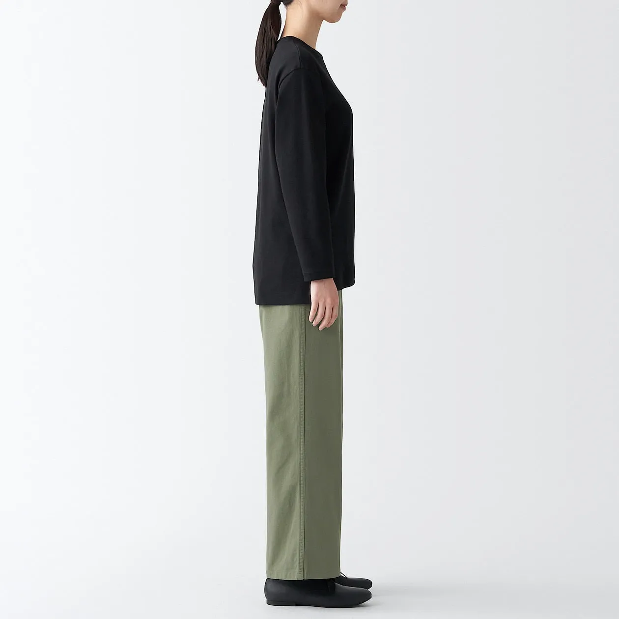 4-Way Stretch Chino Wide Straight Pants