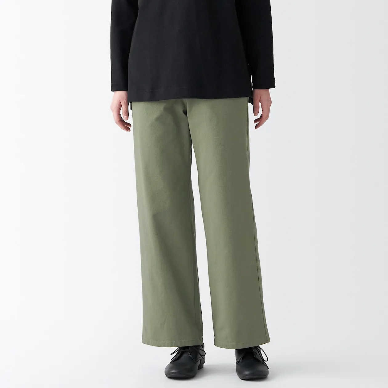 4-Way Stretch Chino Wide Straight Pants