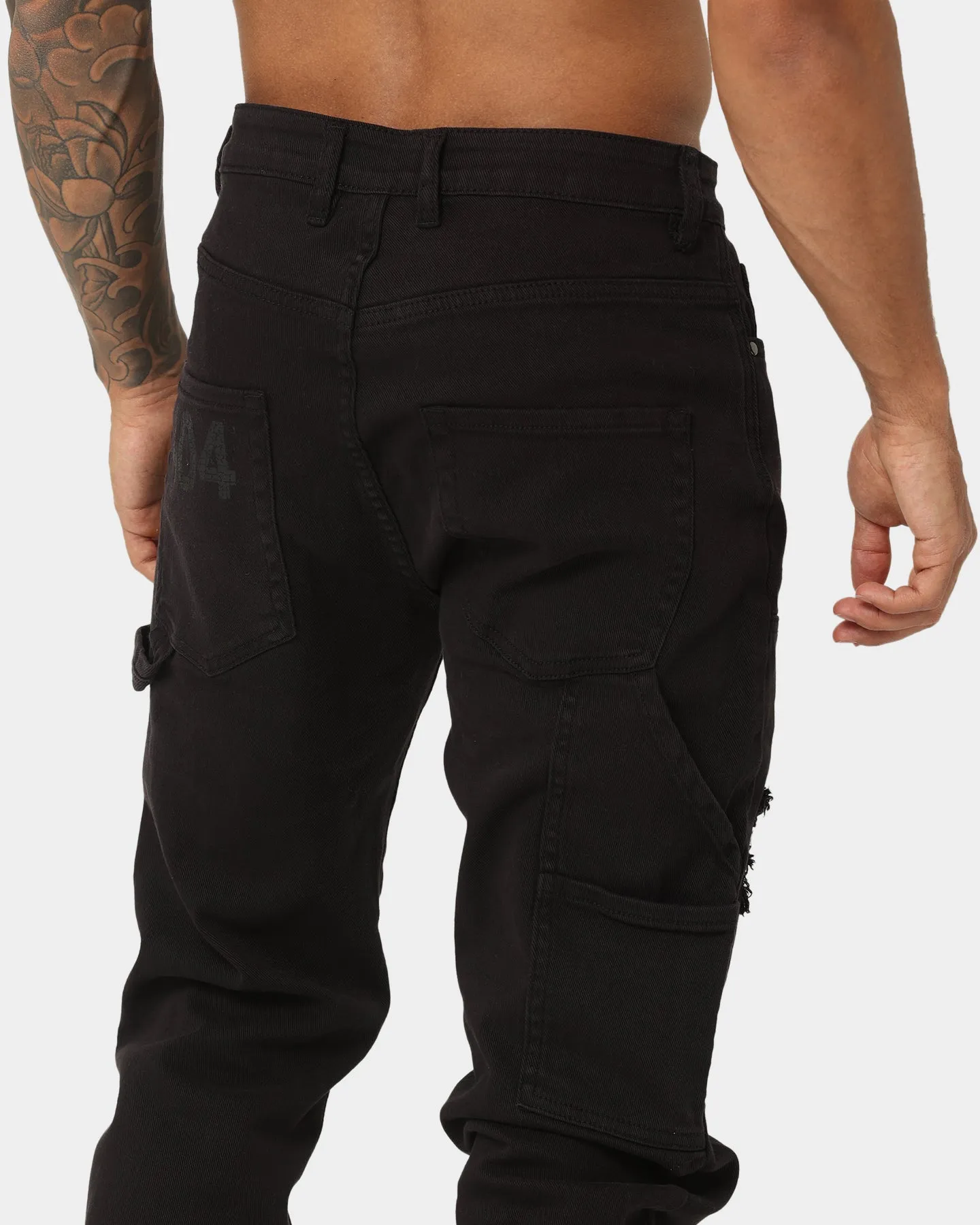 404 Distressed Carpenter Pants Vintage Black