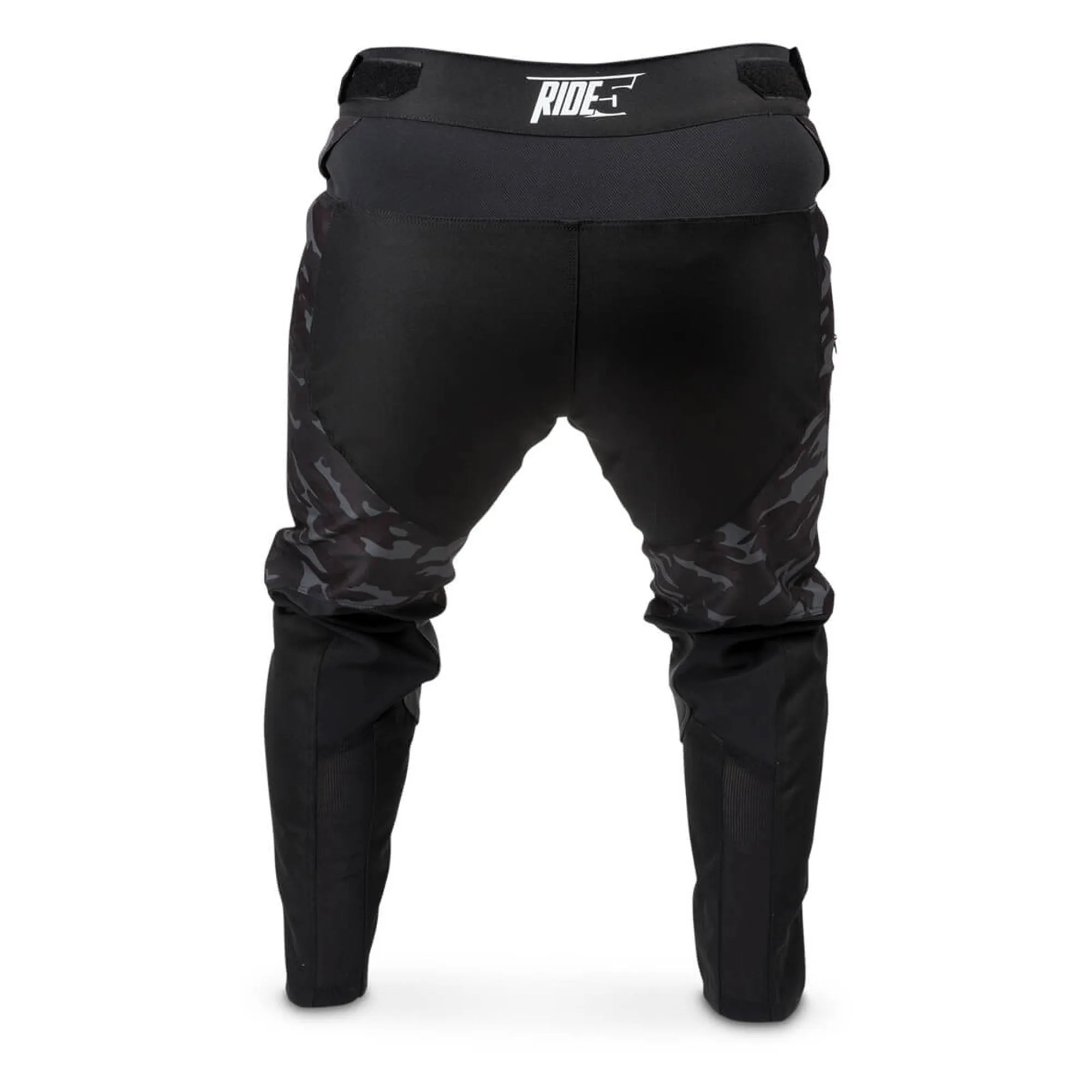 509  Ridge ITB Pants Leather Reinforced In-The-Boot Comfort Off-Road Black Camo