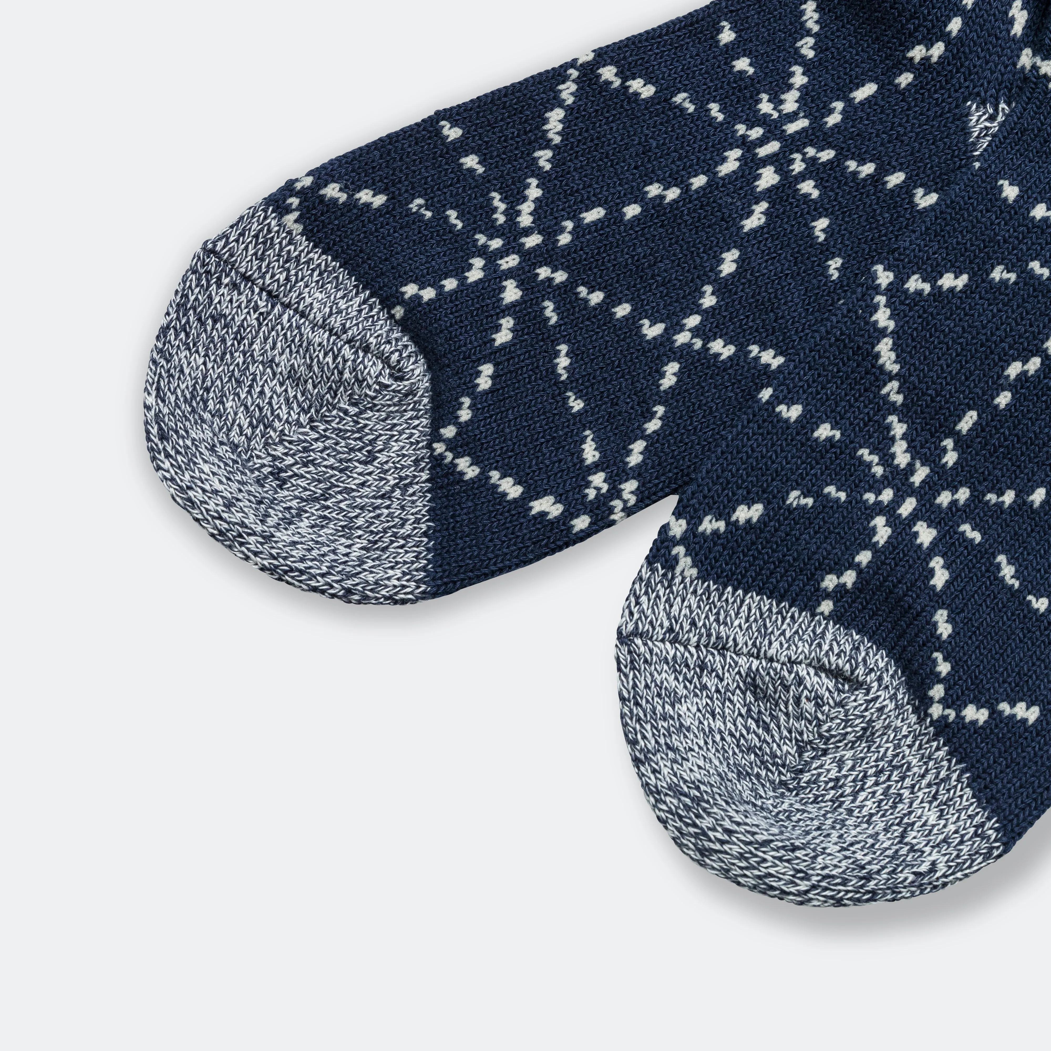 84 Yarns SASHIKO Socks - Navy