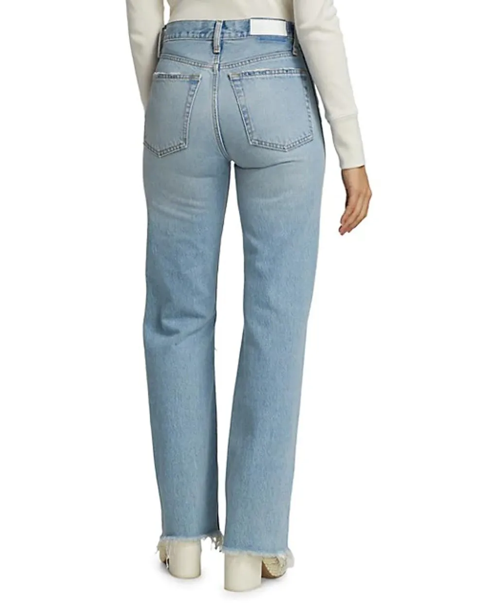 90s High Rise Loose Jean in Breezy Indigo