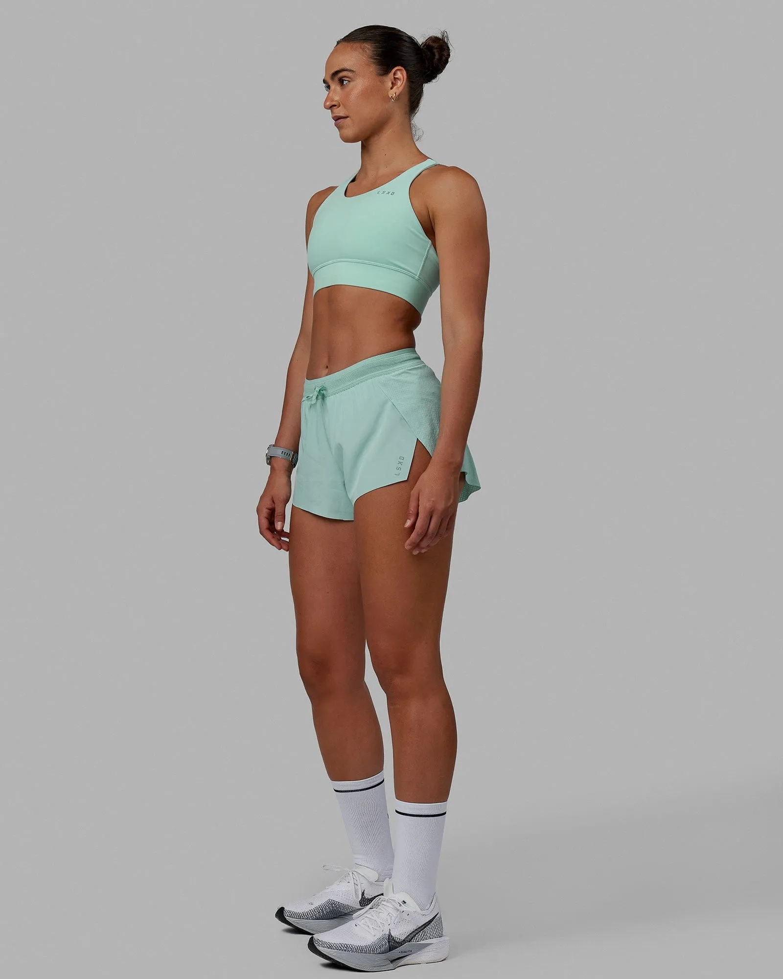 Accelerate Run Shorts - Pastel Turquoise