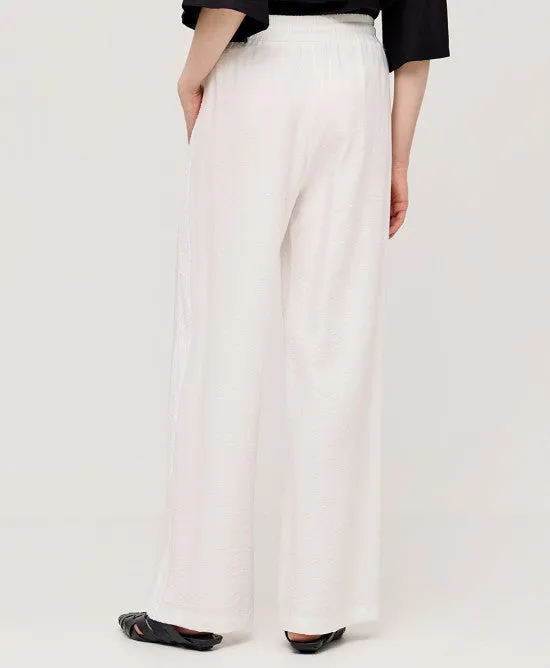 Access Fashion White Pants With Sequin Detail