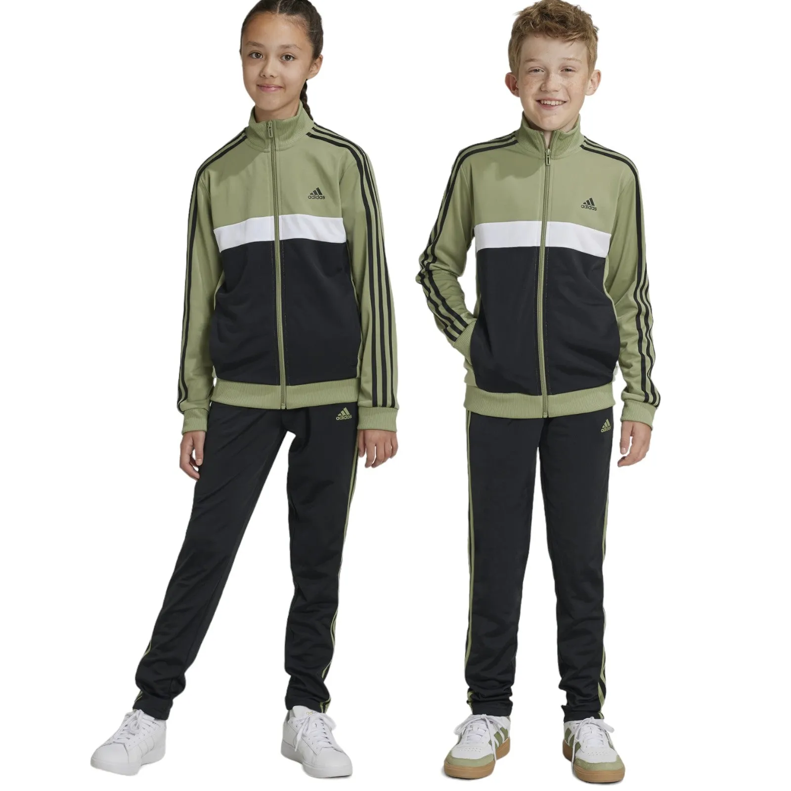 adidas 3-Stripes Tiberio Kids Track Suit