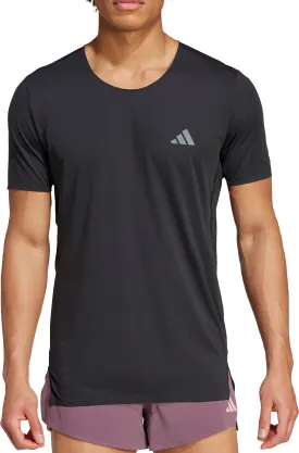 adidas Adizero Short Sleeve Mens Running Top - Black