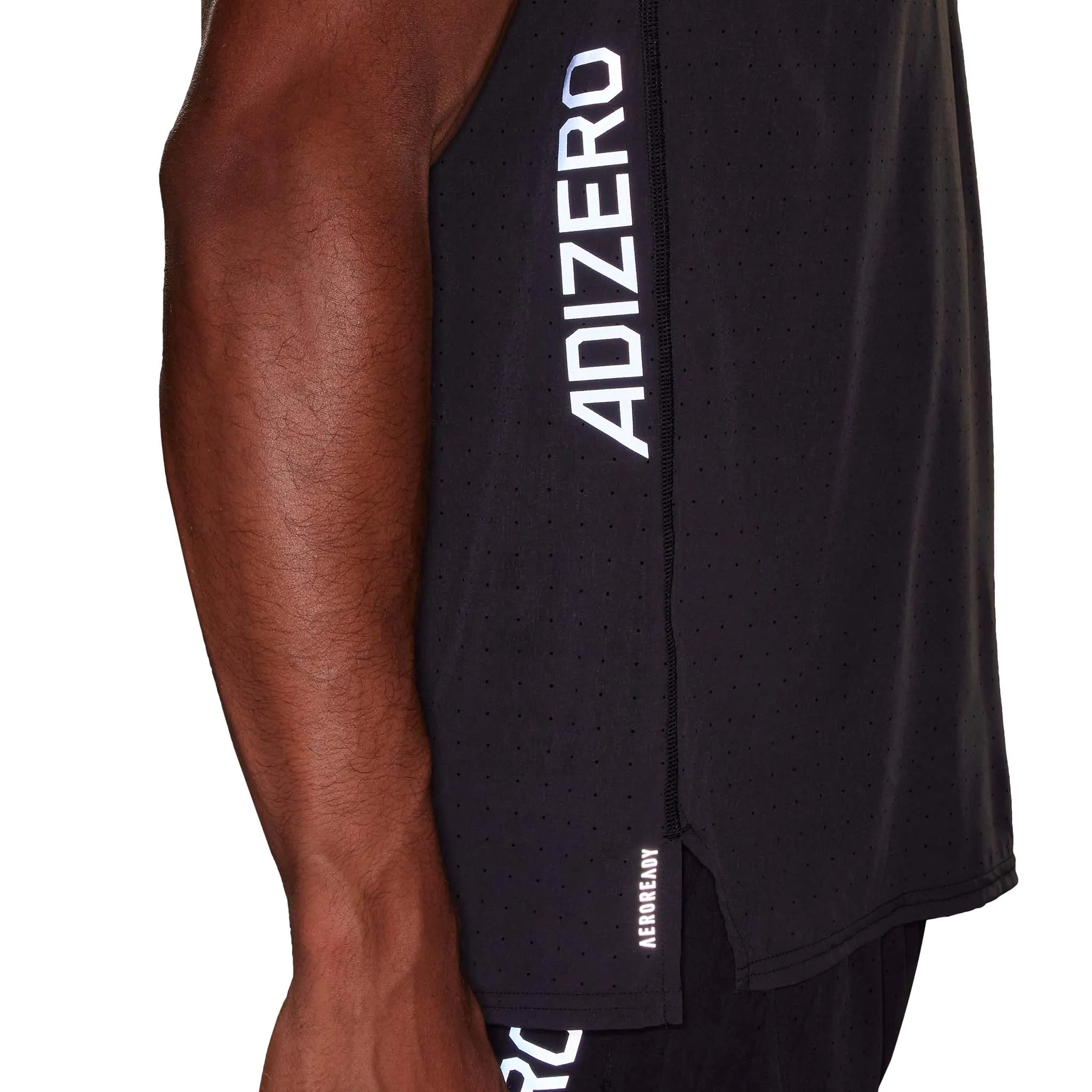 adidas | Men's Adizero Running Singlet - Black