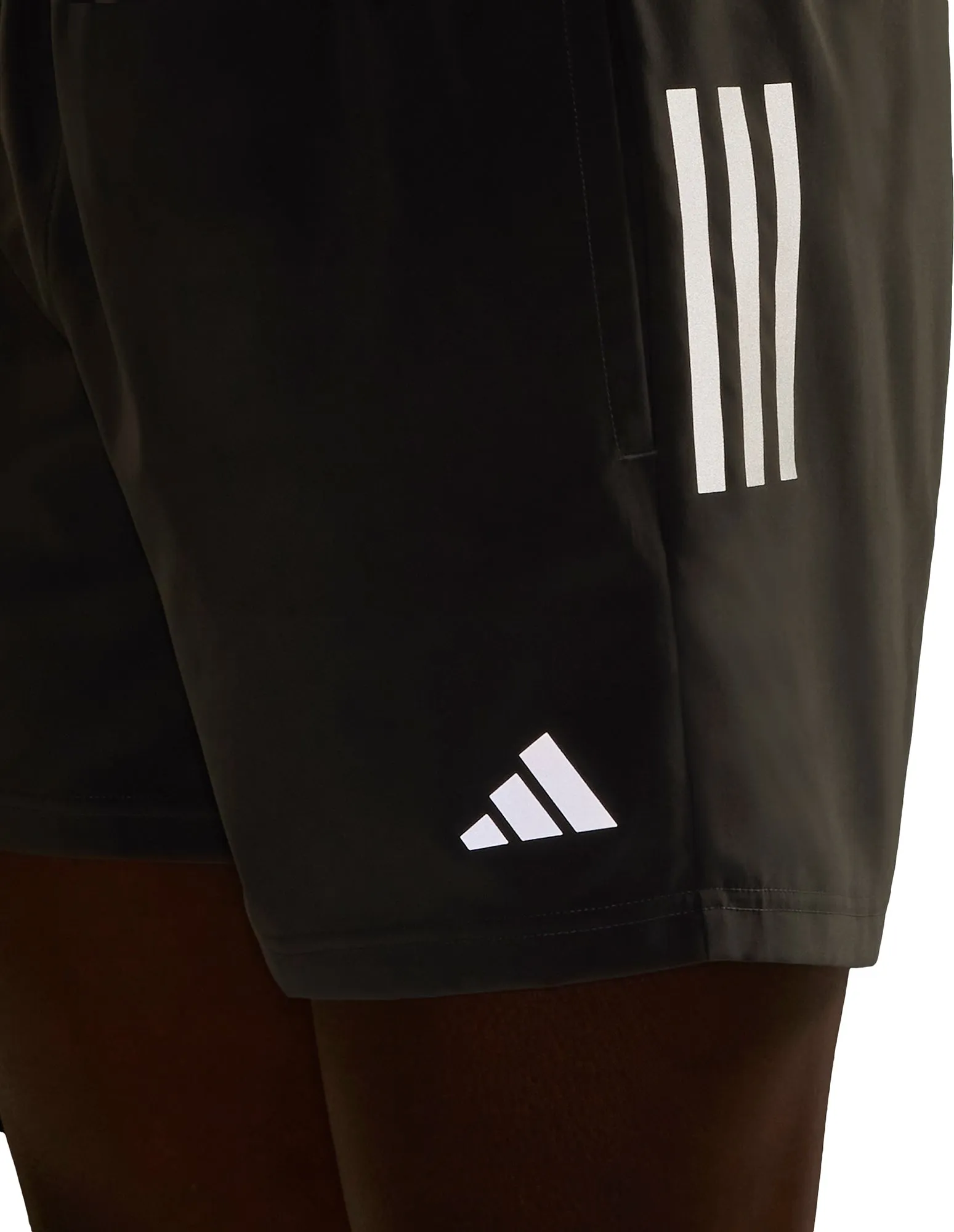 adidas Own The Run 5 Inch Mens Running Shorts - Grey