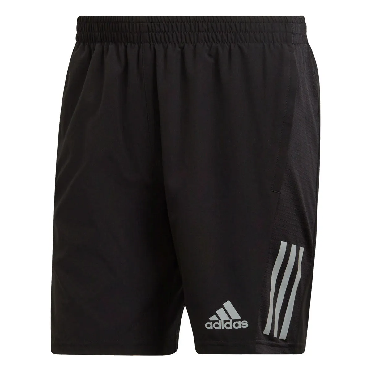 adidas Own The Run 7'' Shorts - Mens - Black/Reflective Silver