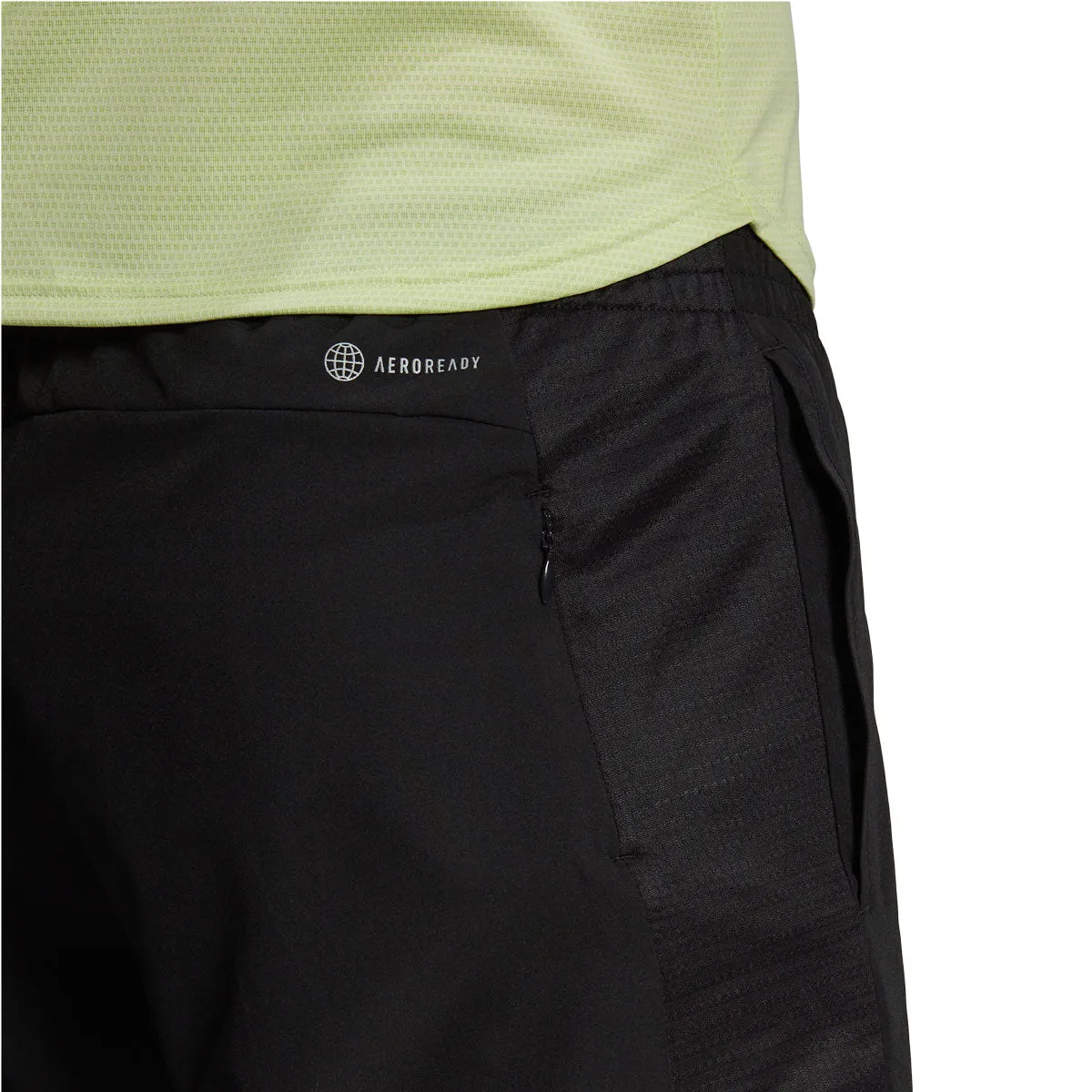 adidas Own The Run 7'' Shorts - Mens - Black/Reflective Silver