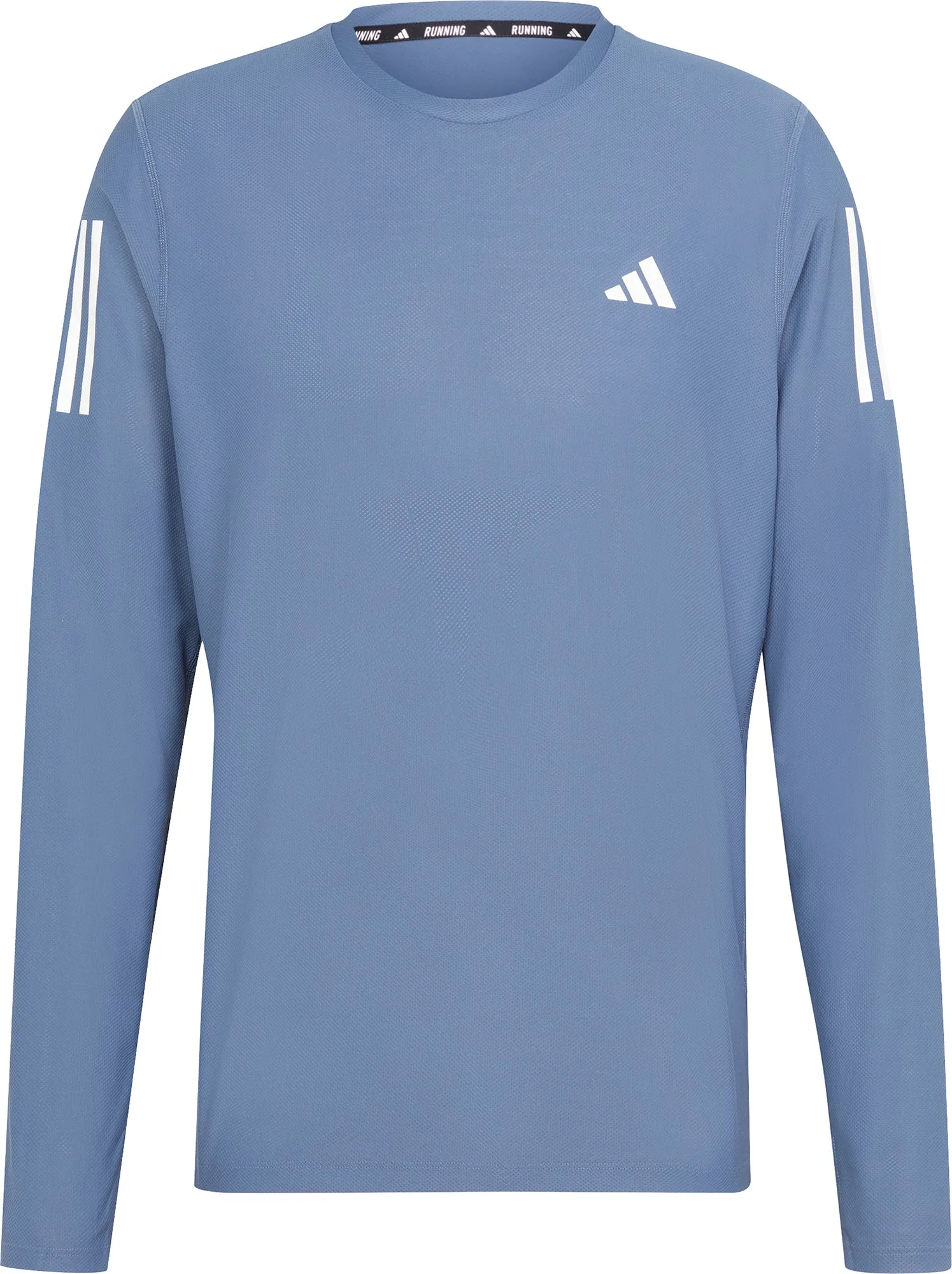 adidas Own The Run Long Sleeve Mens Running Top - Blue