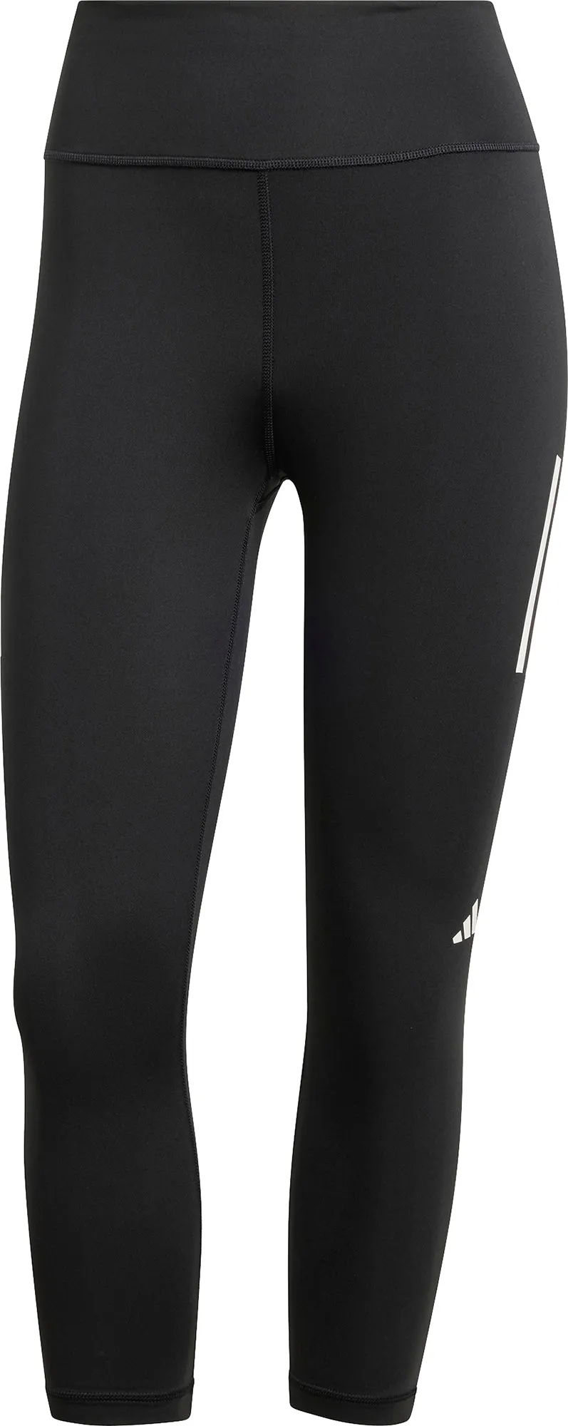 adidas Own The Run Womens 3/4 Capri Running Tights - Black