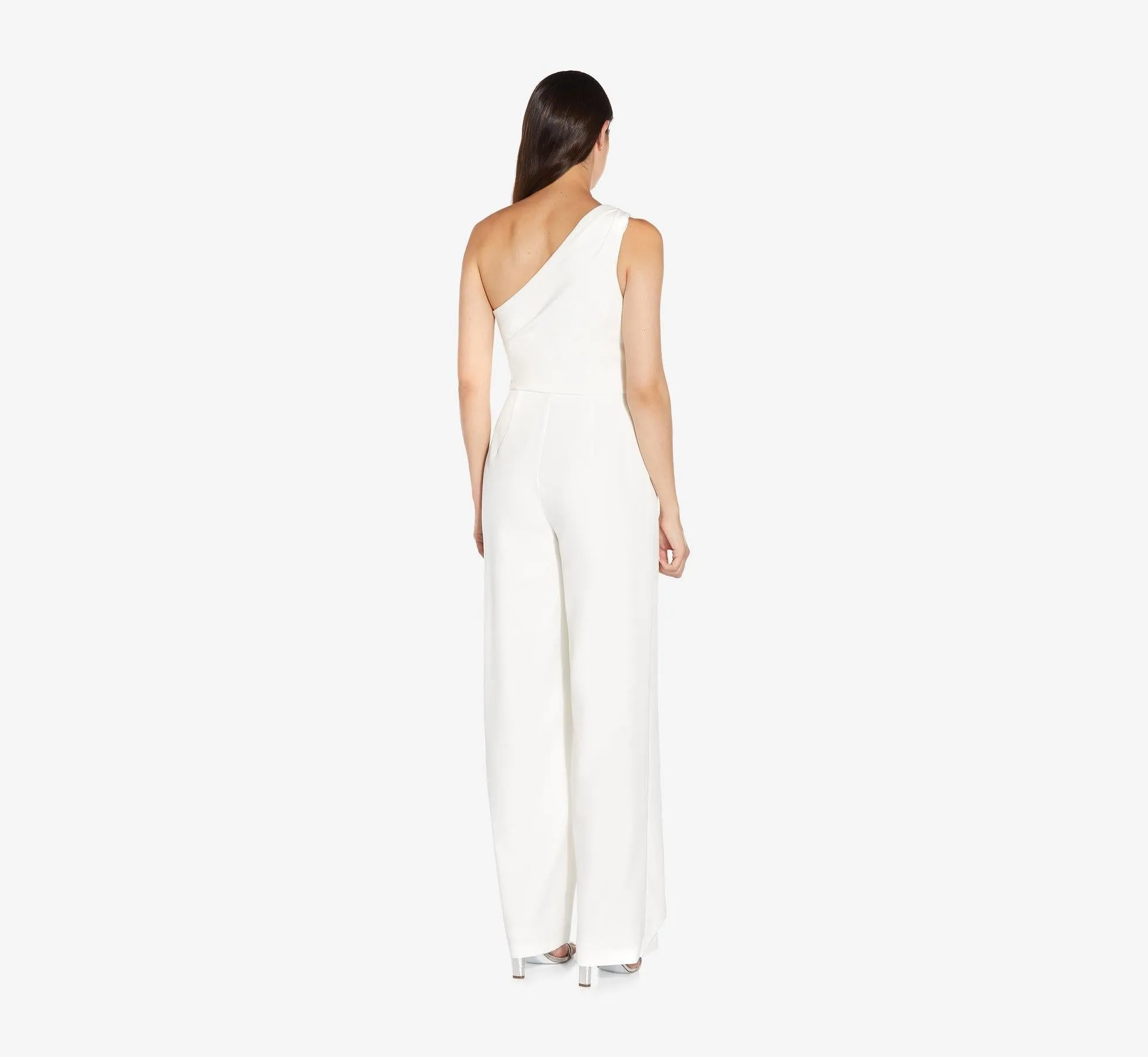 Adrianna Papell AP1E208965 One Shoulder Jumpsuit