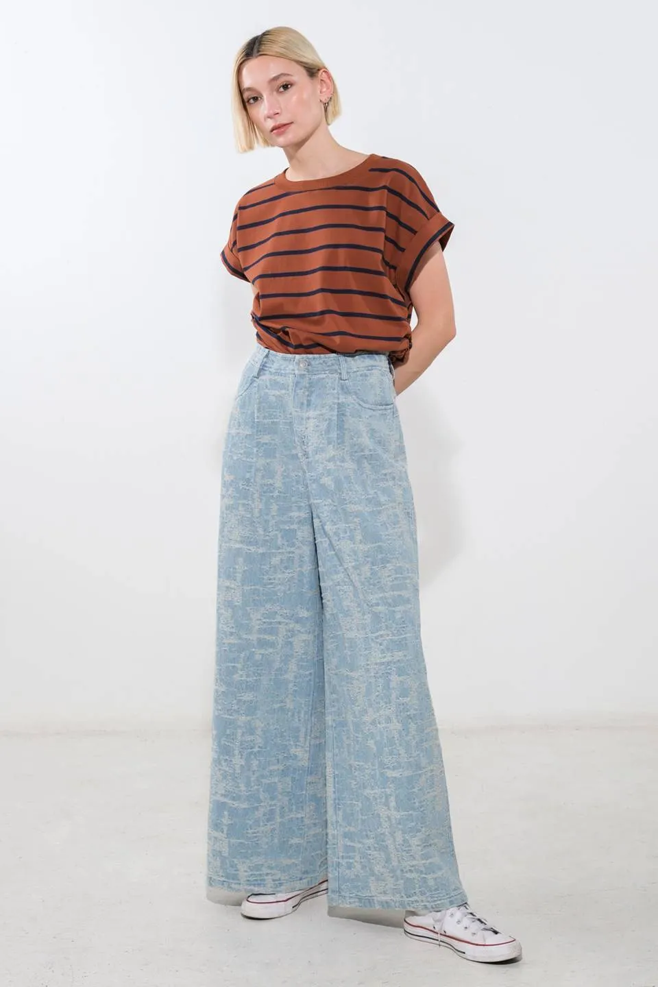 AIRY ROMANCE WIDE LEG PANTS