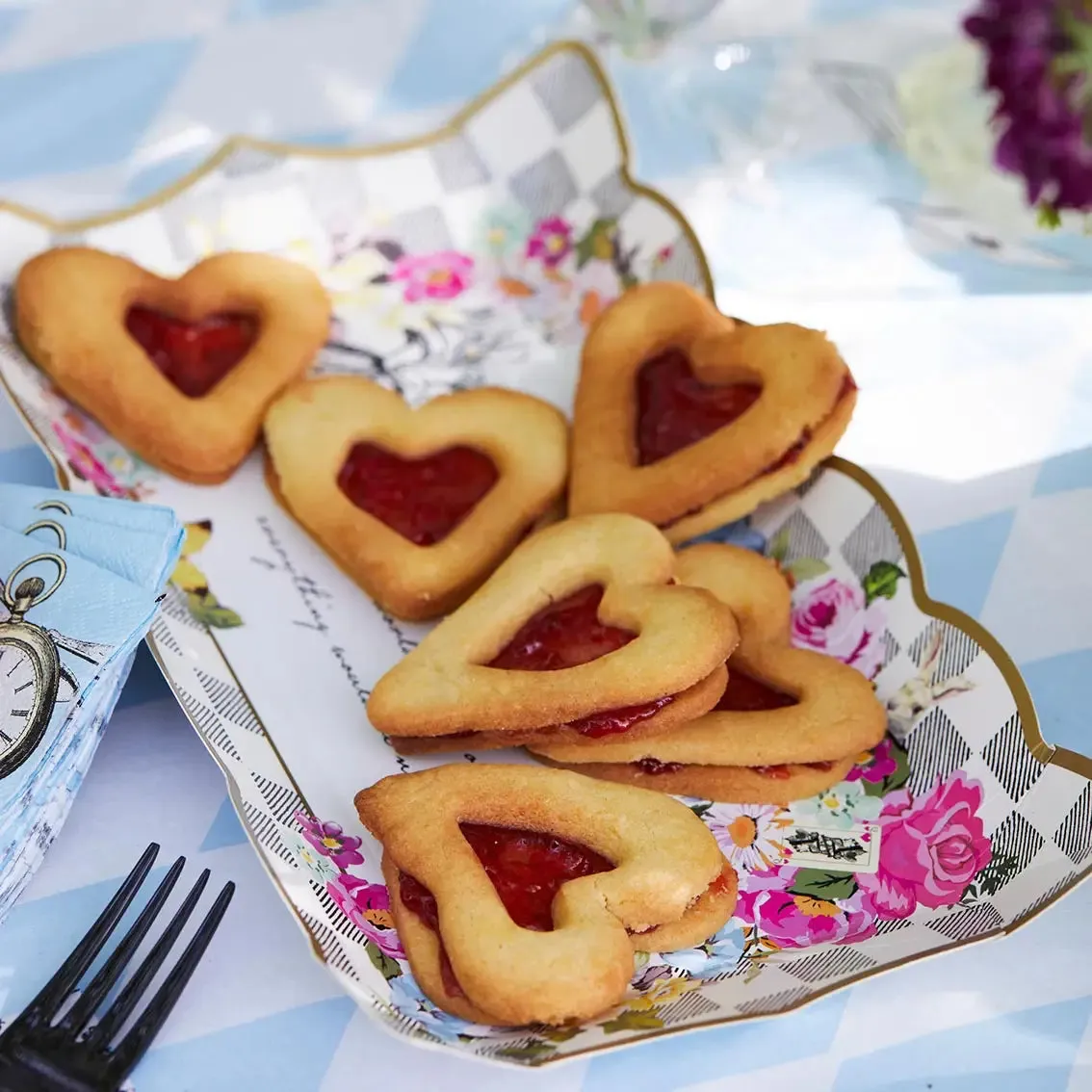 Alice in Wonderland Food Serving Platters {4 pack}