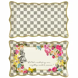 Alice in Wonderland Food Serving Platters {4 pack}