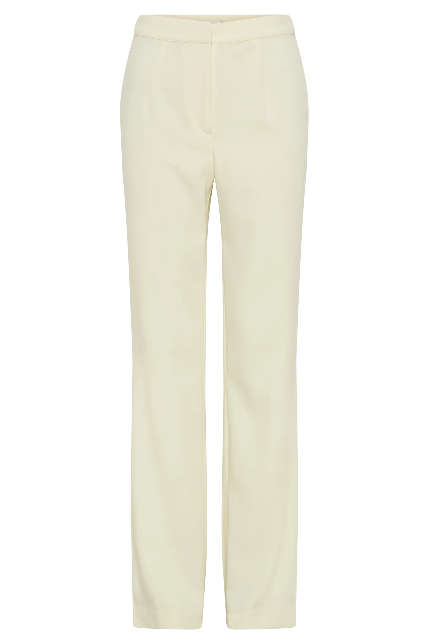 Allanah Suiting Straight Leg Pant - Pastel Lemon