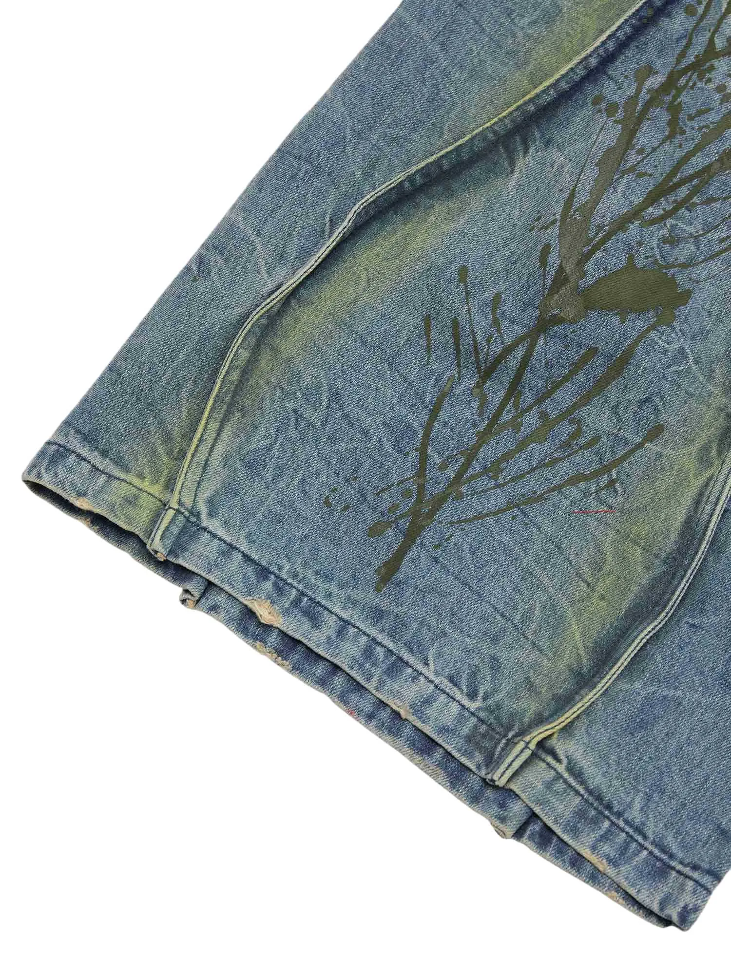 American Street Heavy Duty Washed Distressed Jeans - 2033