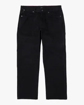 Americana Relaxed Fit Denim Jeans - Black Rinse