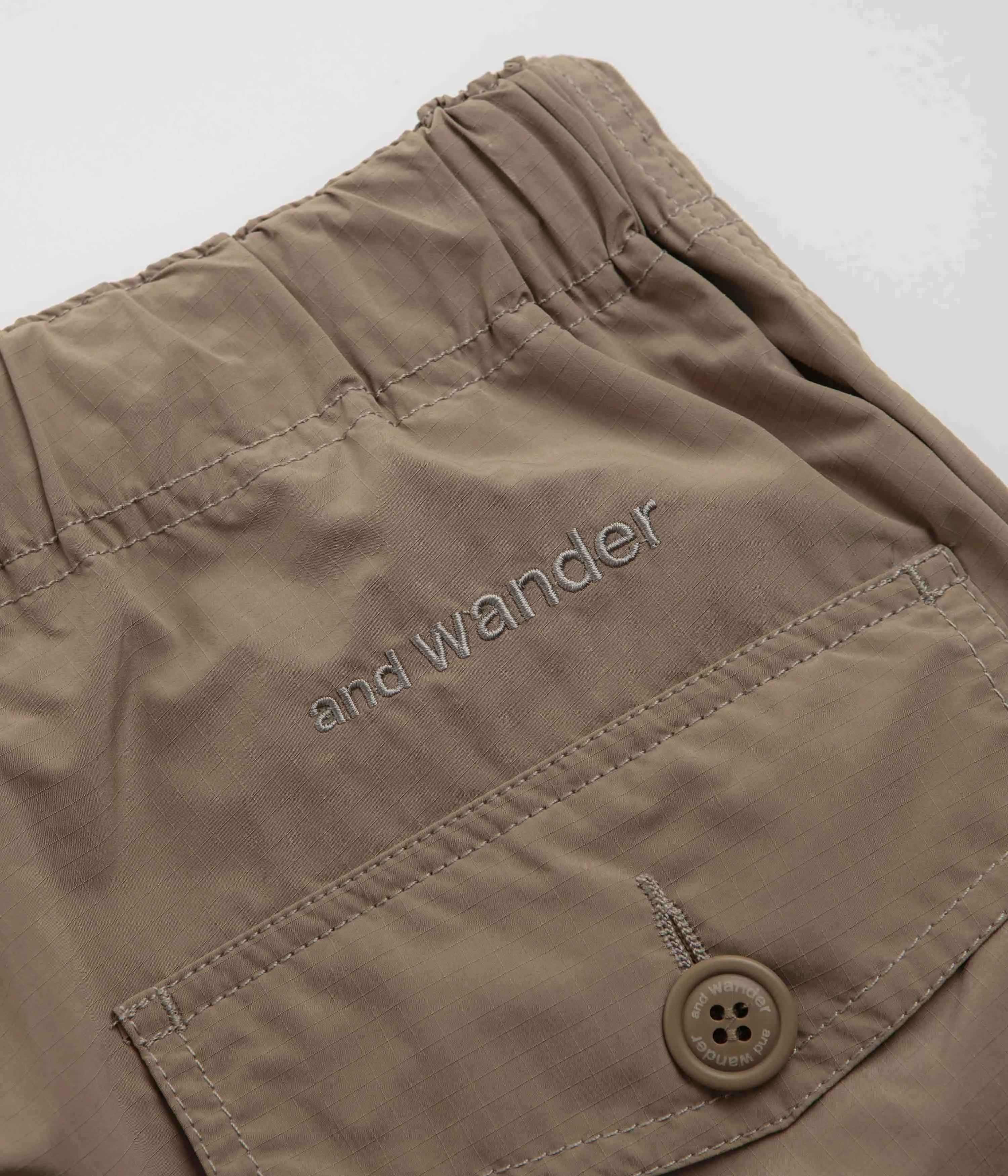 and wander Oversized Cargo Pants - Beige