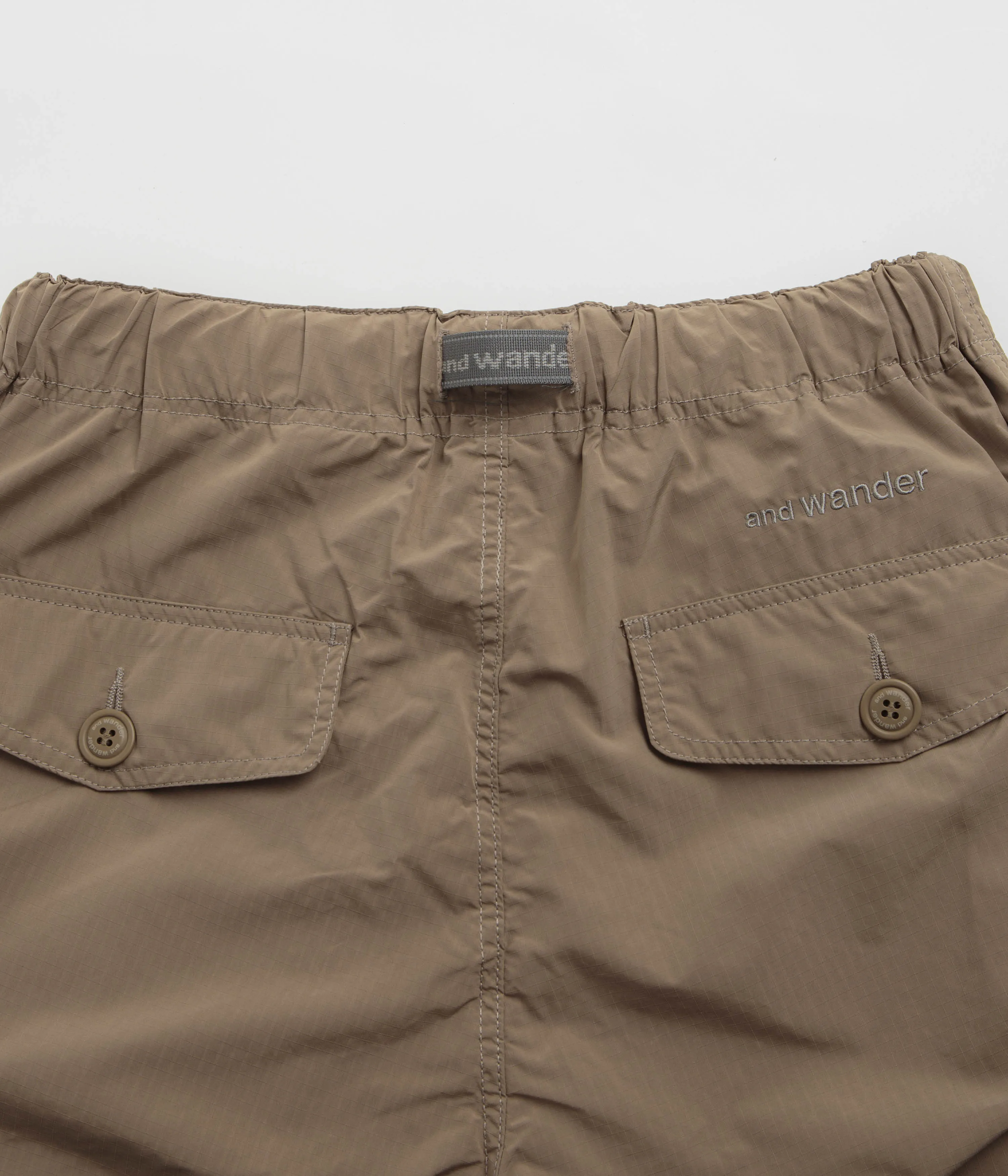 and wander Oversized Cargo Pants - Beige