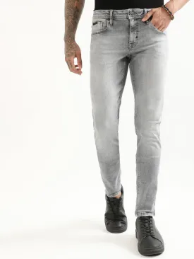 Antony Morato Men Tapered Fit Cotton Mid-Rise Stretchable Jeans