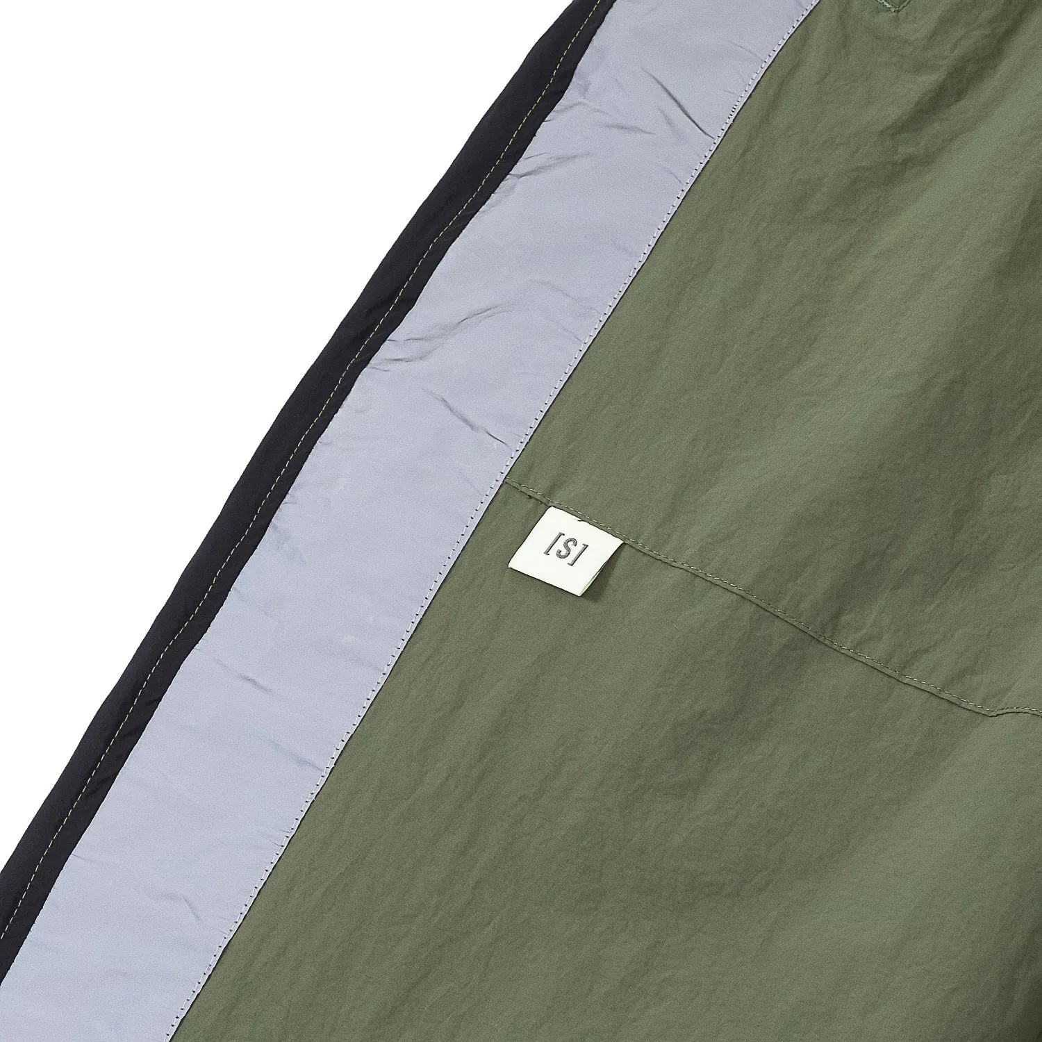 A[S]USL REFLECTIVE LOGO TRACK PANTS-OLIVE