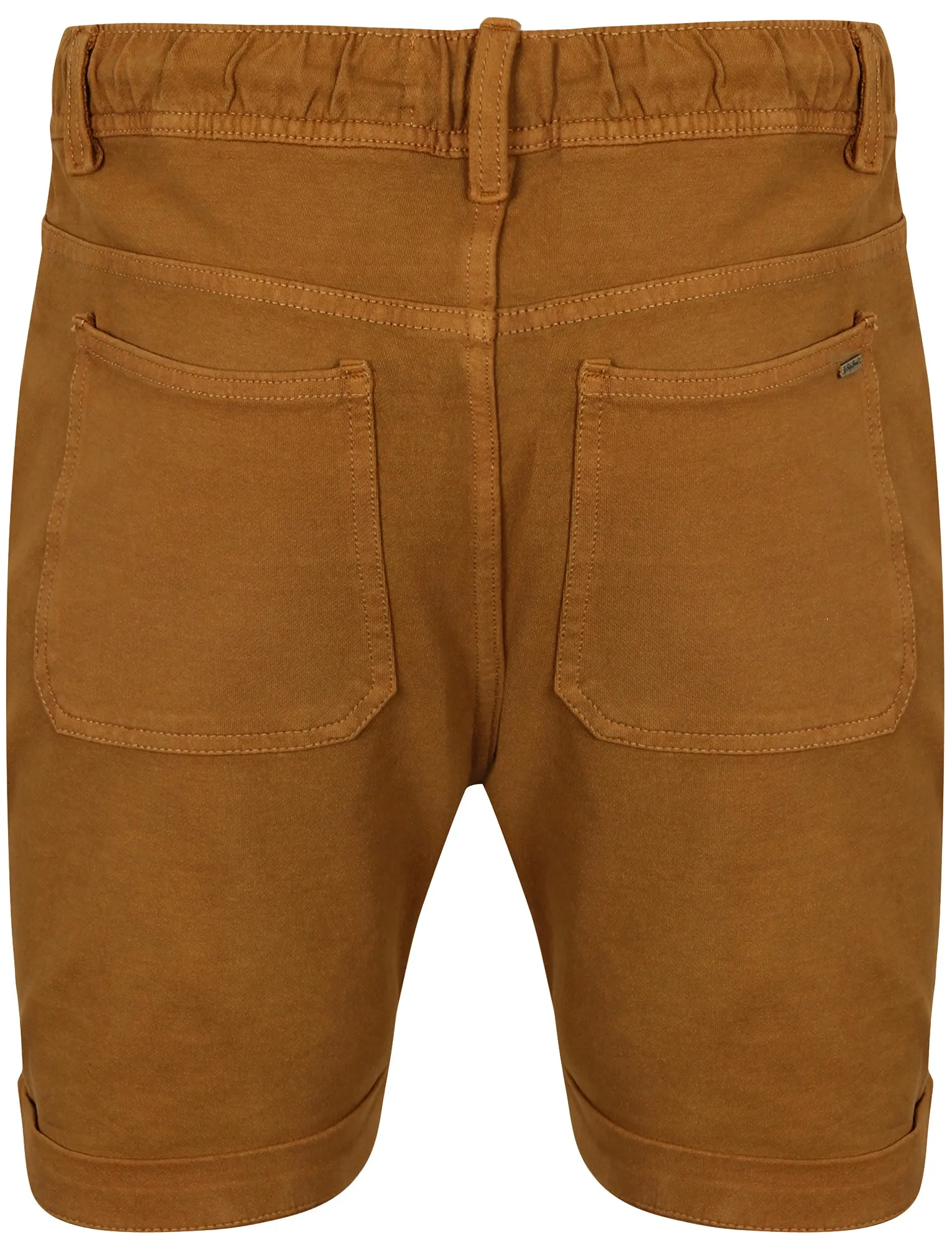 Atlas Knitted Denim Shorts in Beige - Tokyo Laundry