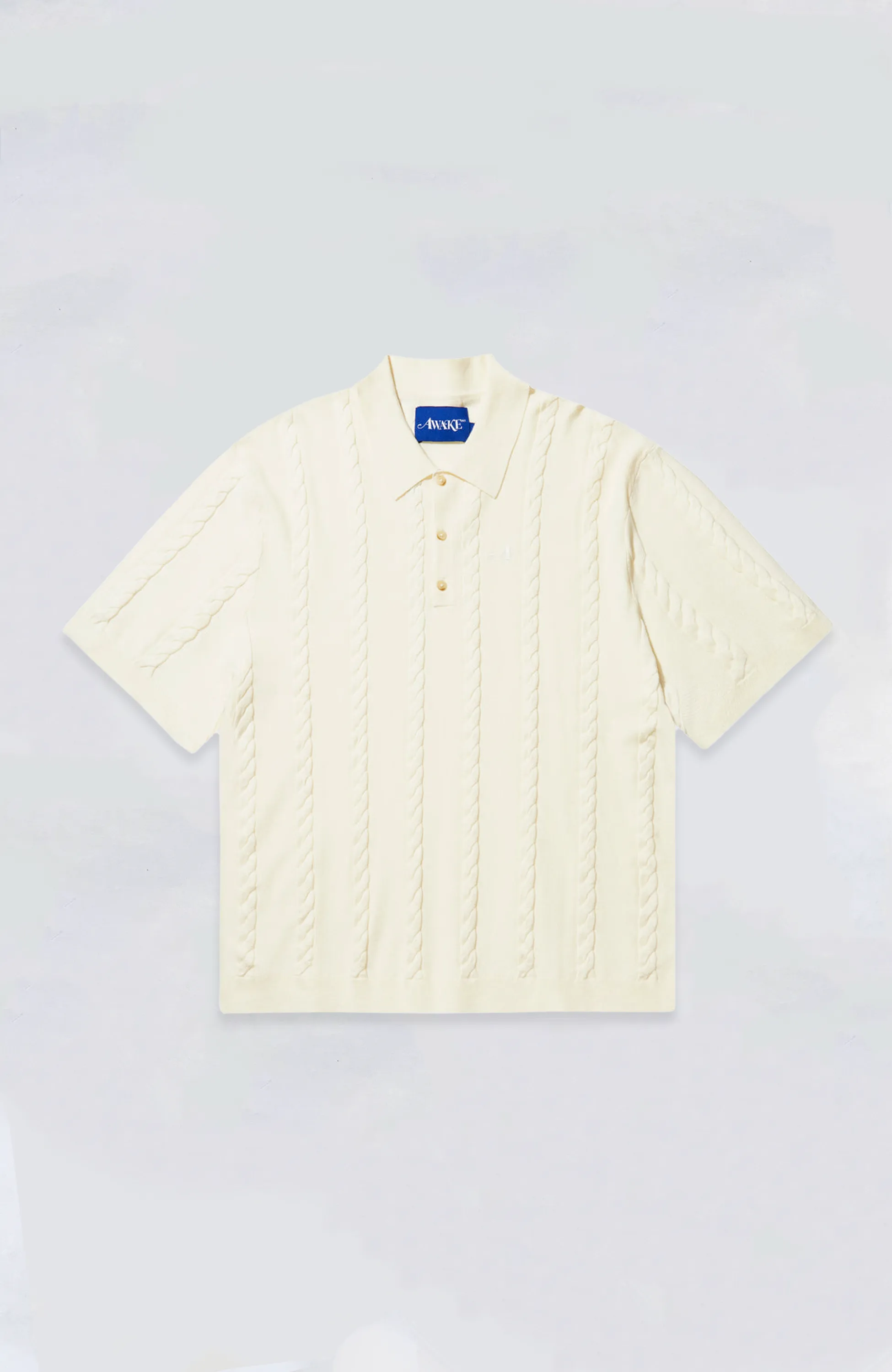 Awake NY - Cable Knit Polo