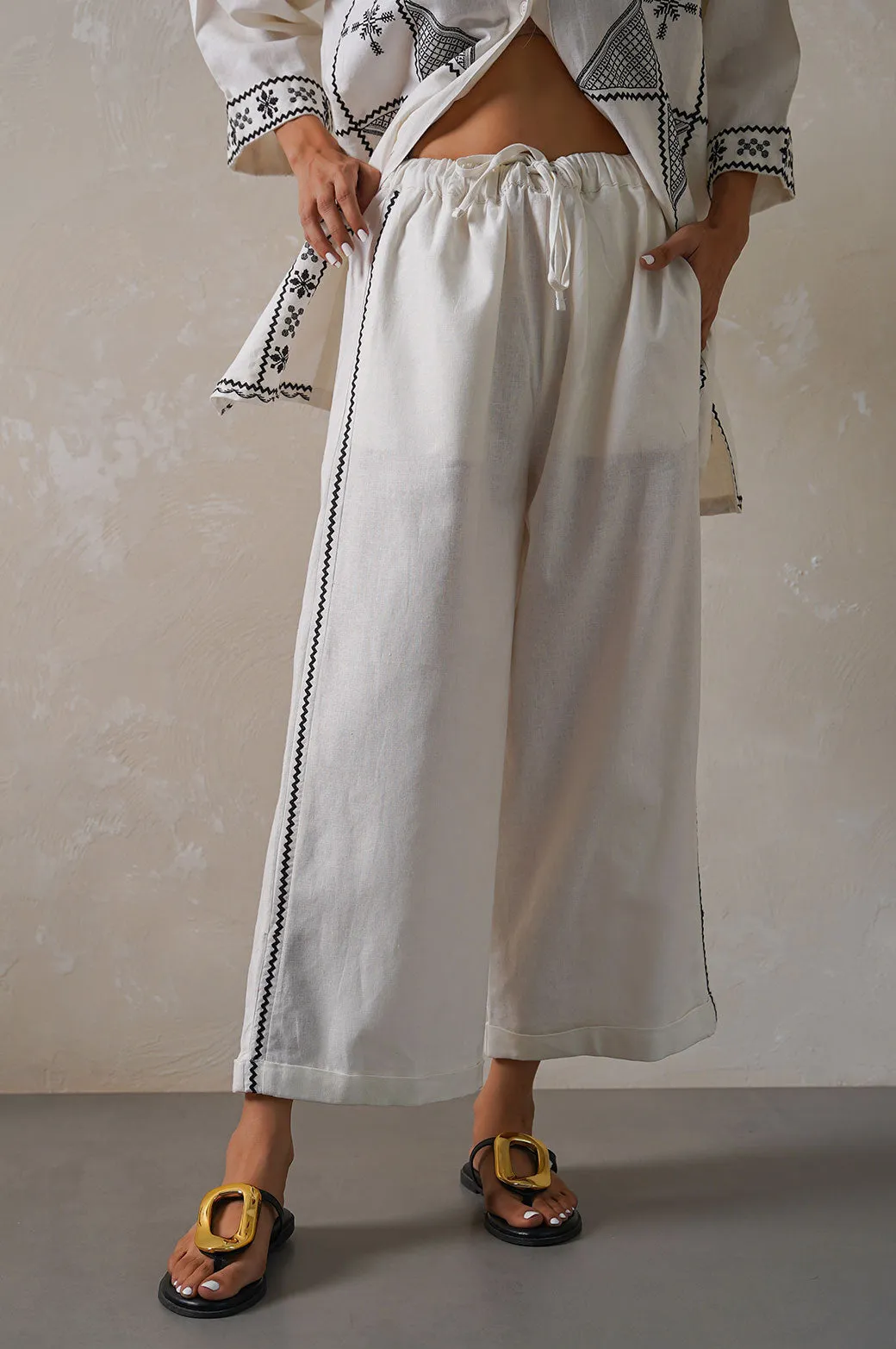 AZTEC LINEN CULOTTES