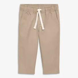 Baby stretch chino drawstring pant