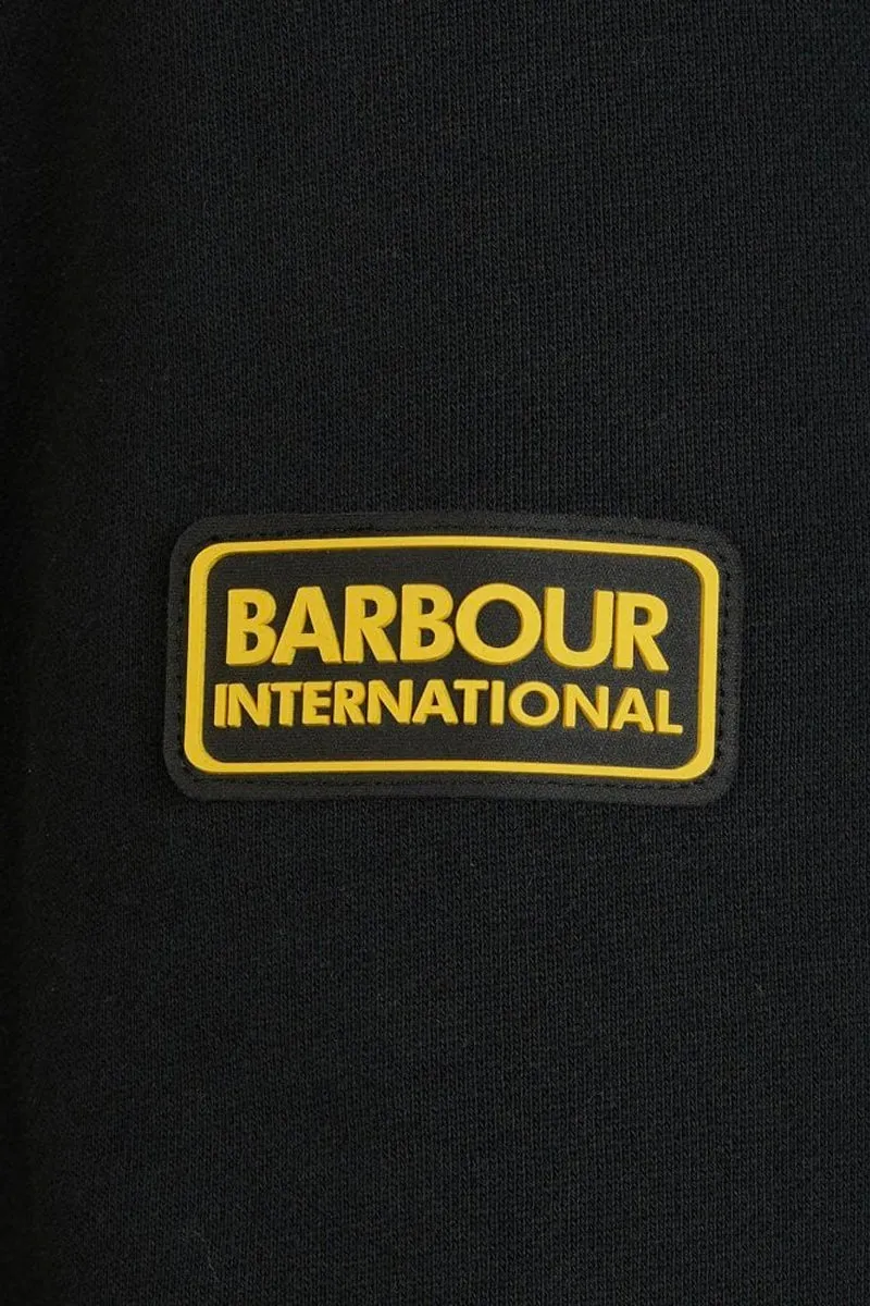 BARBOUR INTERNATIONAL BADGE HALF ZIP HOODIE