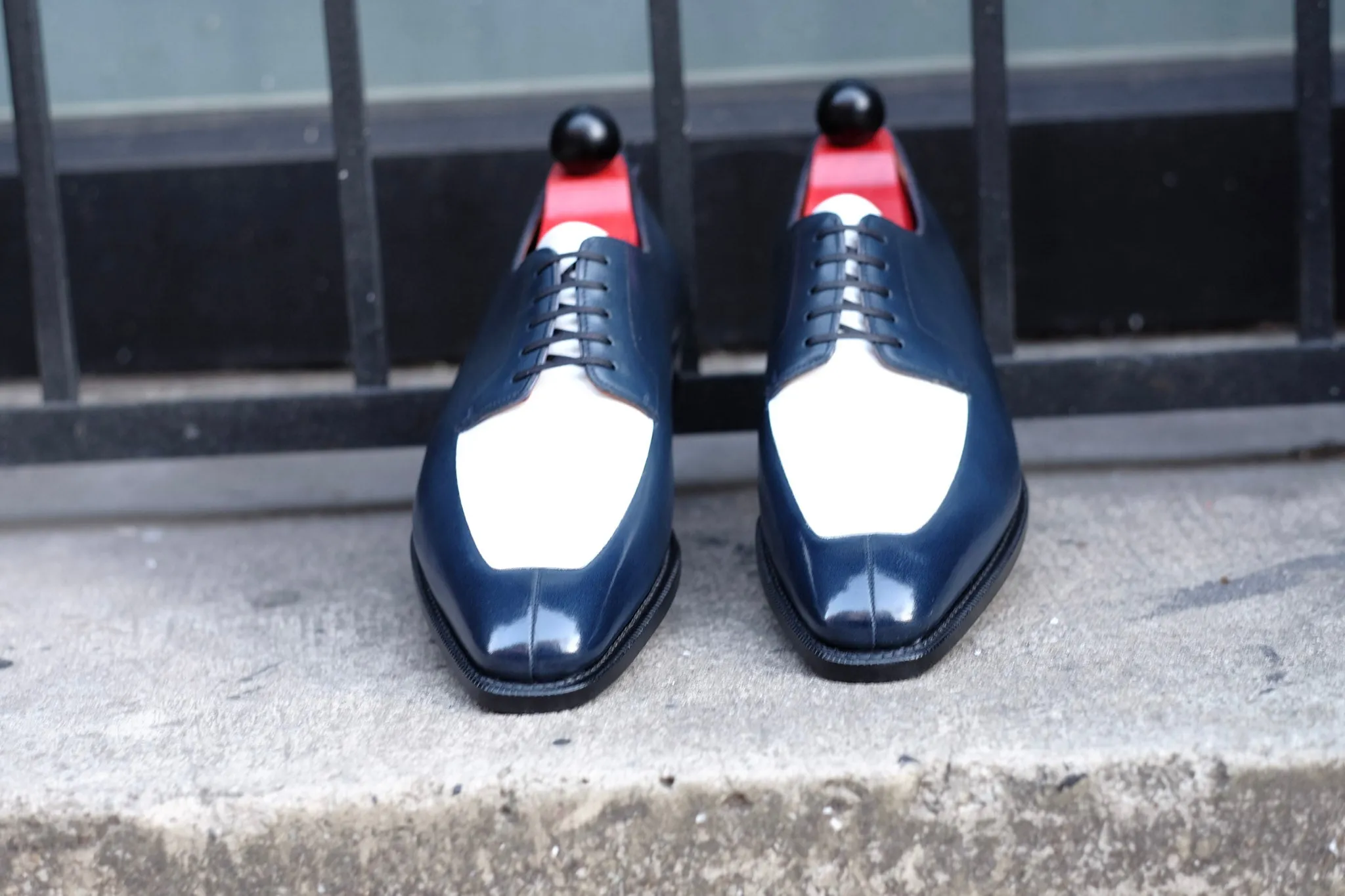 Belltown MTO - Midnight Calf / White Calf - LPB Last - Single Leather Sole