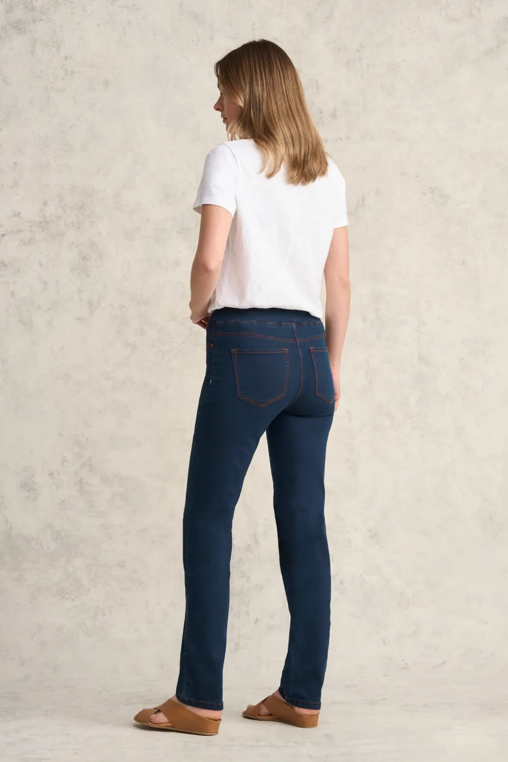 Bengajean® Full Length Straight Leg - Clean Denim Blue