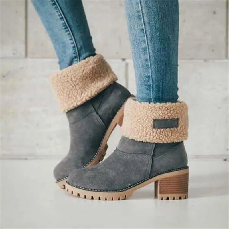 BerriesJam - 2024 Winter Fur Warm Comfortable Snow Ankle Boot