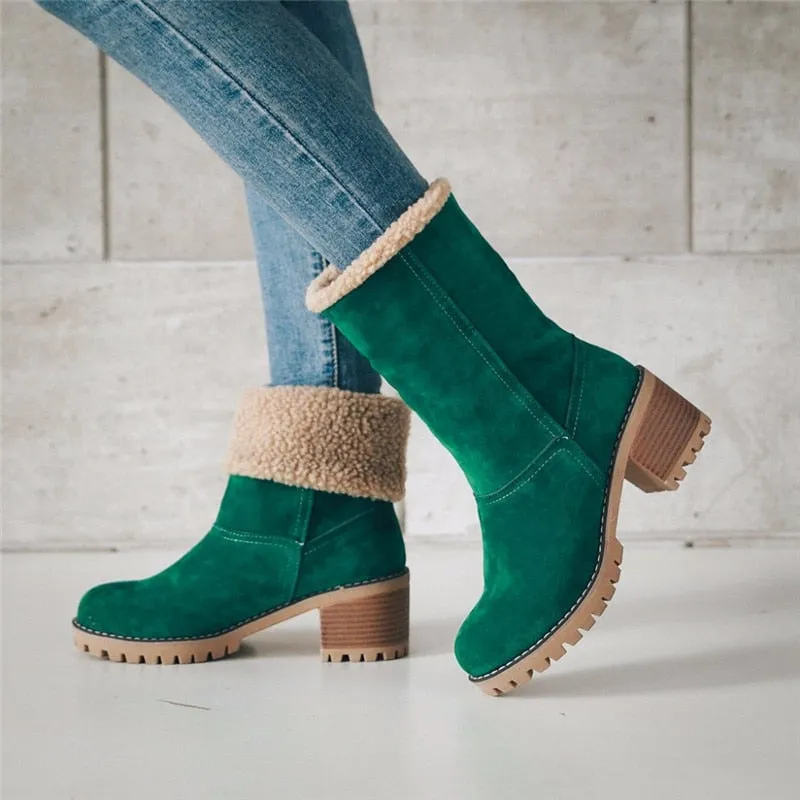 BerriesJam - 2024 Winter Fur Warm Comfortable Snow Ankle Boot