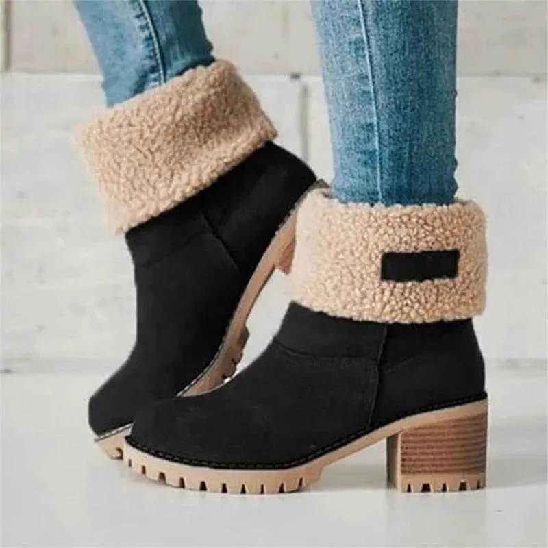 BerriesJam - 2024 Winter Fur Warm Comfortable Snow Ankle Boot