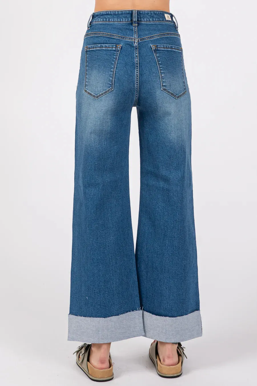 Bianca A-Line Wide Cuff Jean Medium by L.T.J.