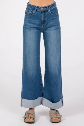 Bianca A-Line Wide Cuff Jean Medium by L.T.J.