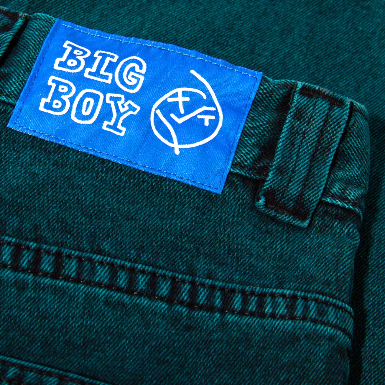 Big Boy Jeans Teal Black