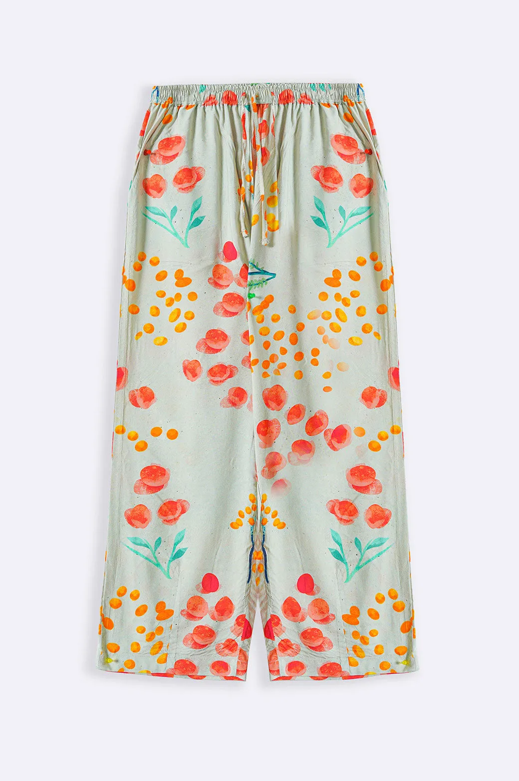 BLOOM PRINTED PANTS