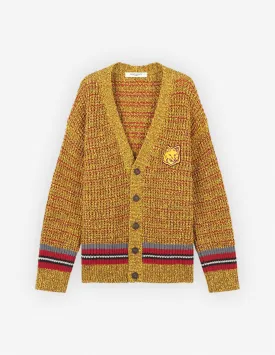 Bold Fox Head Crafty Comfort Cardigan Mustard Melange