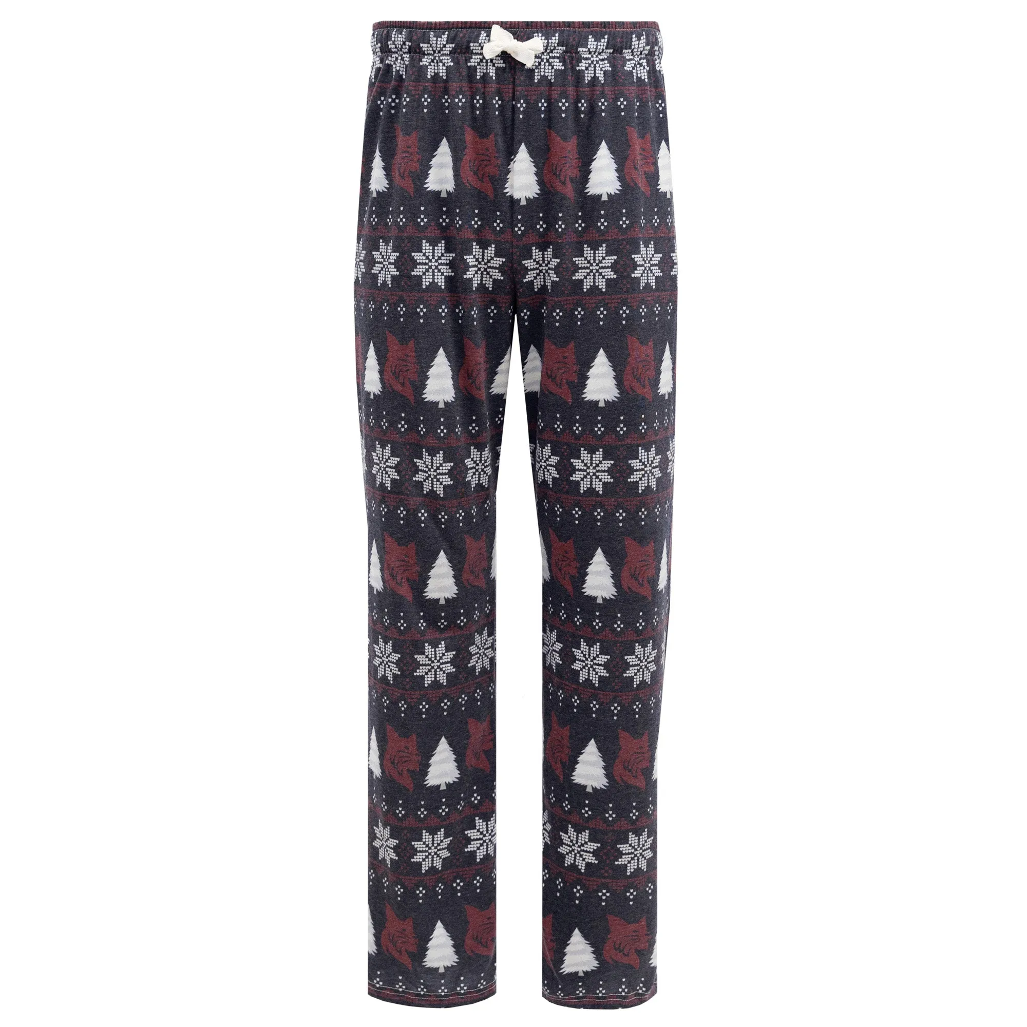 Boxercraft Bobcats. Snow Flakes & Pine Trees Loungewear Pant